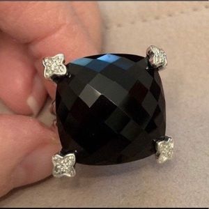 David Yurman 15mm Onyx On Point Ring
